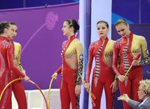 İlk Avropa Oyunları çərçivəsində gimnastika üzrə yarışların növbəti mərhələsi davam edir. Bakı, Azərbaycan, 17 iyun 2015